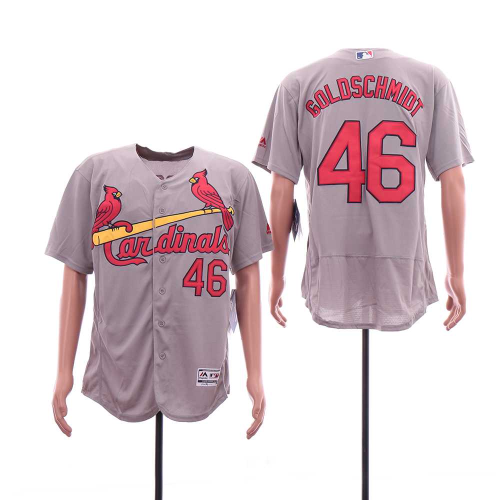 Cardinals 46 Paul Goldschmidt Gray Flexbase Jersey Sguo,We sell and wholesale Cardinals 46 Paul Goldschmidt Gray Flexbase Jersey Sguo on line form chian!